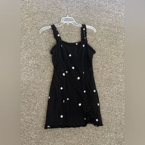 Kendall & Kylie Black and White Sleeveless Mini Sundress